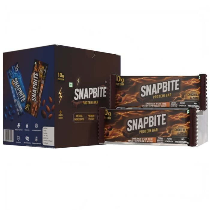 Snapbite Chocolate almond protein bar combo